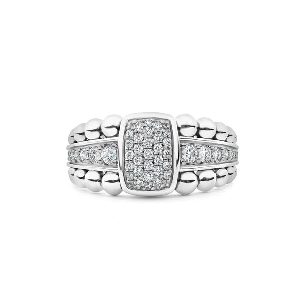 Small Diamond Statement Ring