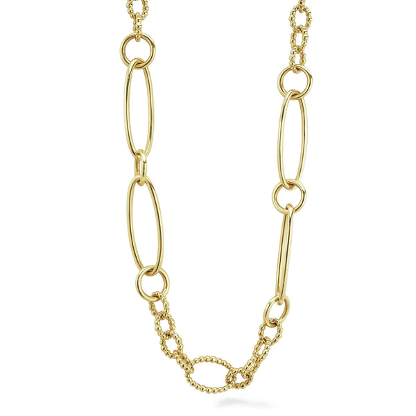 18K Gold Link Necklace