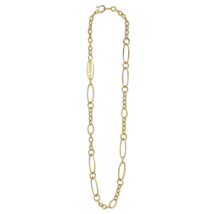 18K Gold Link Necklace