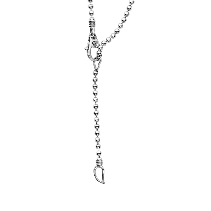 Linear Diamond Pendant Necklace