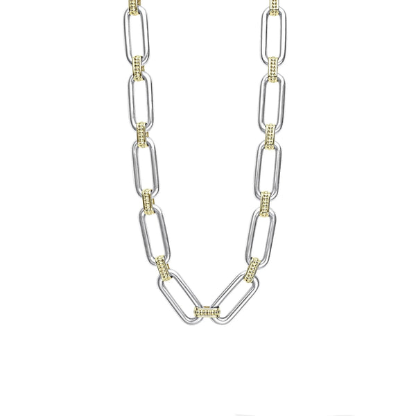Two-Tone Link Necklace