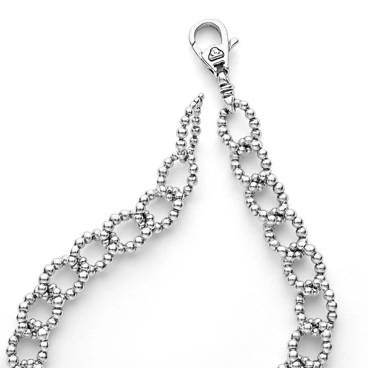 Circle Diamond Link Bracelet