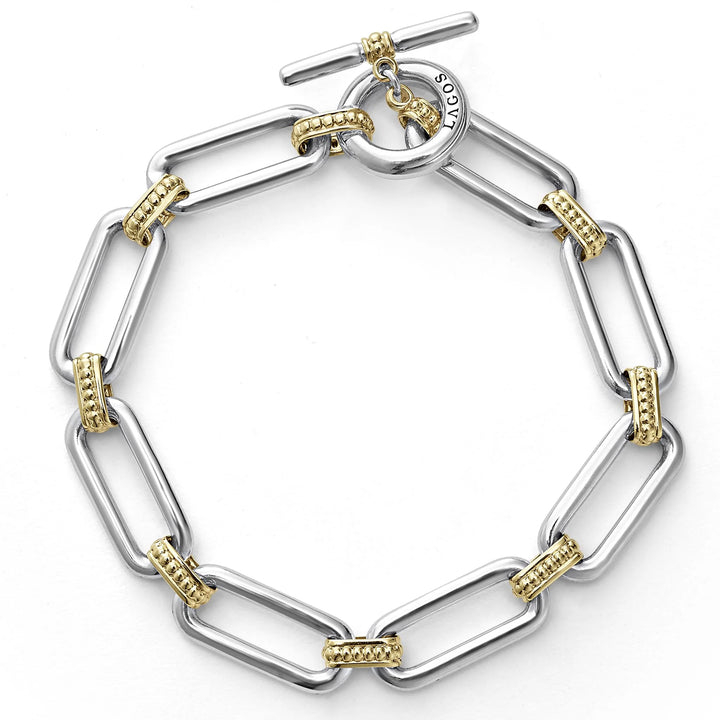Two-Tone Link Bracelet