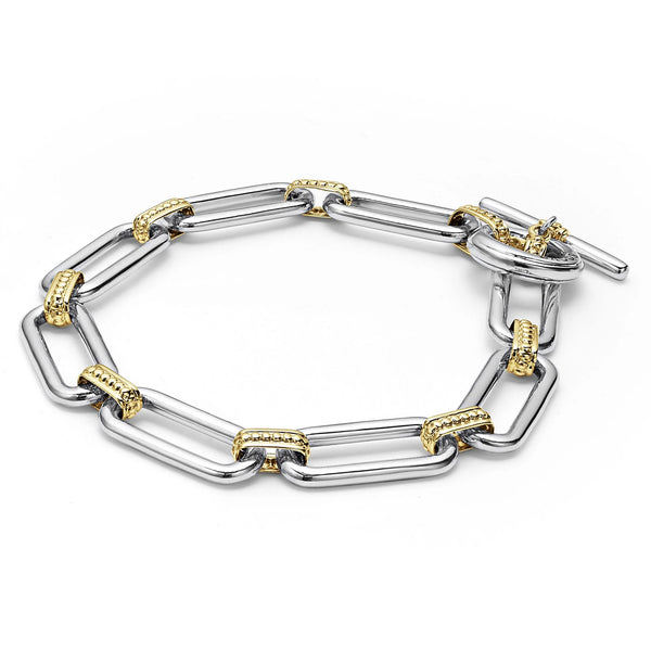 Two-Tone Link Bracelet