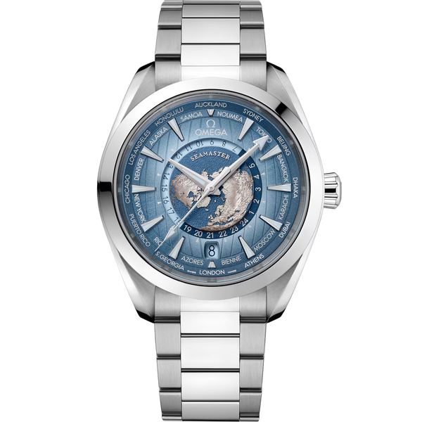 Seamaster Aqua Terra 150M Co-Axial Master Chronometer GMT Worldtimer 43 MM