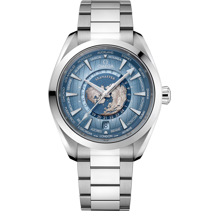 Seamaster Aqua Terra 150M Co-Axial Master Chronometer GMT Worldtimer 43 MM
