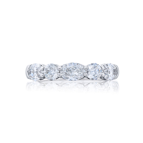 1.80ctw Oval and Round Diamond Band