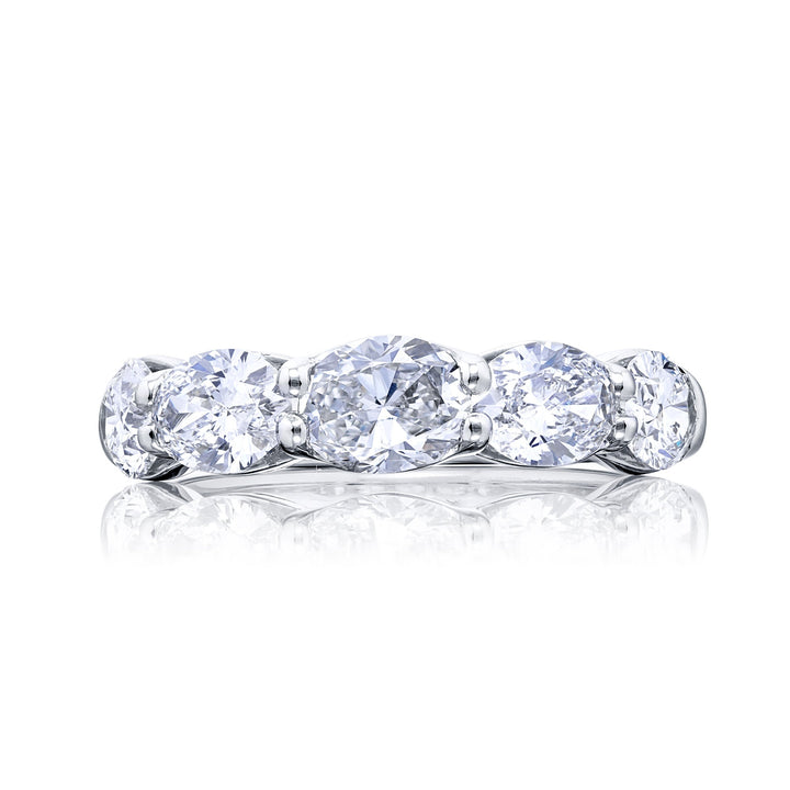 2.123ctw oval cut diamonds in platinum