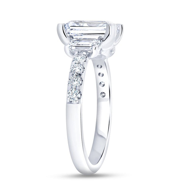 1.06ctw Three Stone Engagement Ring