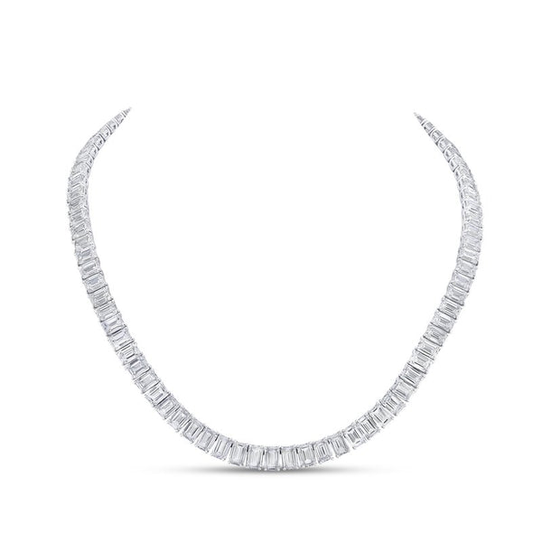 78.72ctw Diamond Emerald Choker Necklace