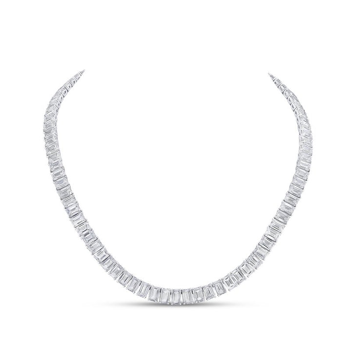 78.72ctw Diamond Emerald Choker Necklace