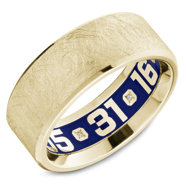 14K Yellow Gold with Diamonds