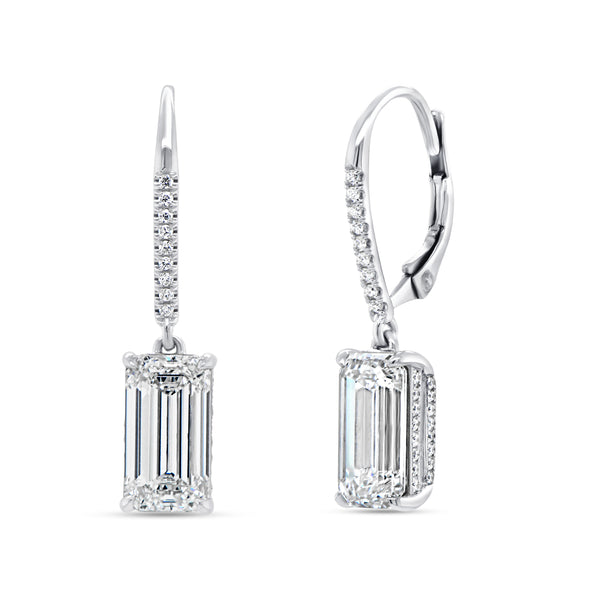 6.38ctw Diamond Drop Earrings