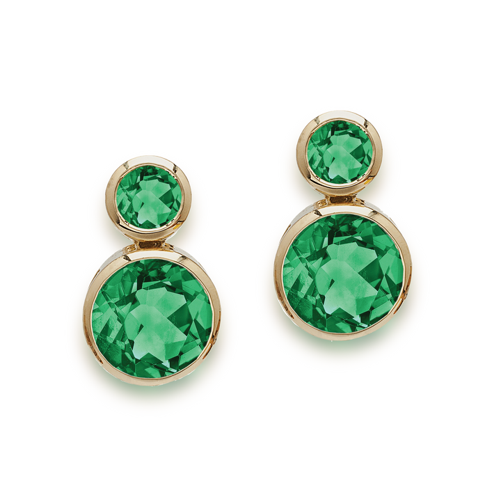 Emerald Drop Earrings