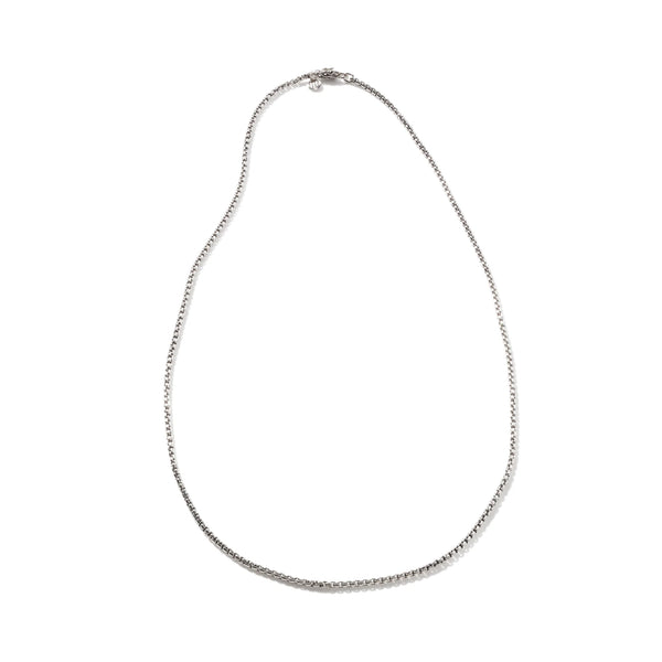 22" Sterling silver 2.7mm Box Chain Necklace
