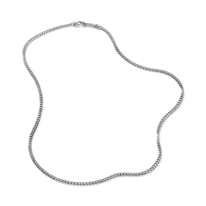 22" 3.9mm Sterling silver curb chain necklace