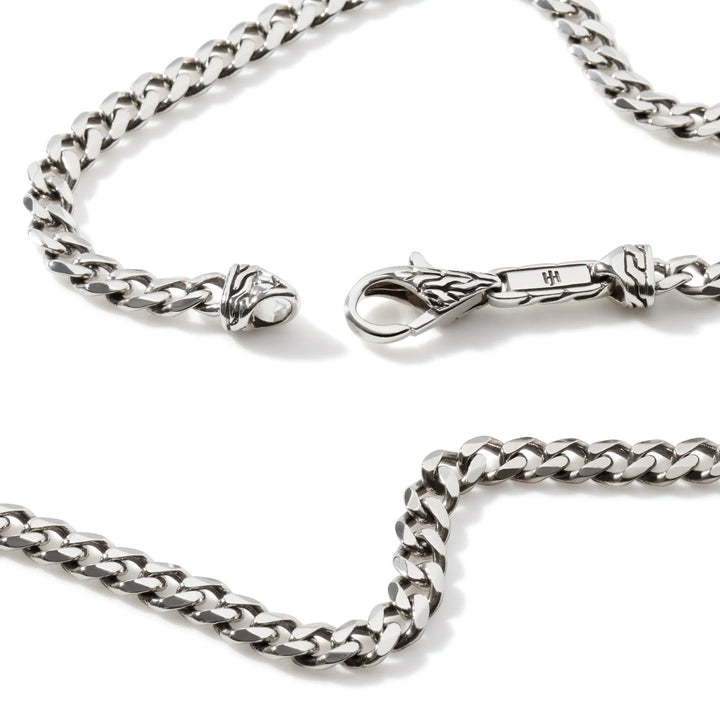 22" 3.9mm Sterling silver curb chain necklace