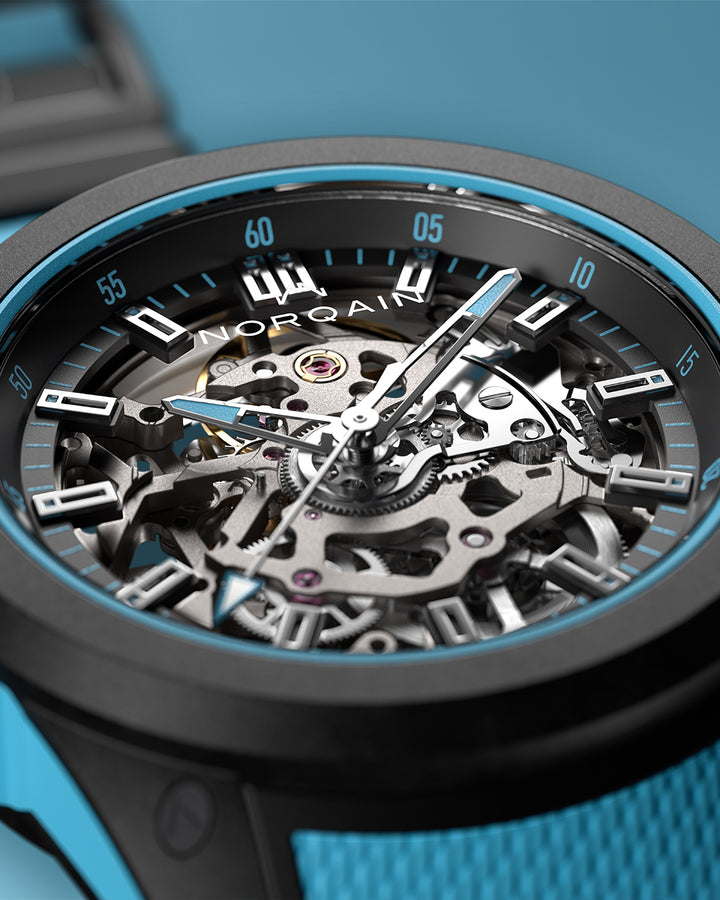 Wild One Skeleton 39MM - Sky Blue