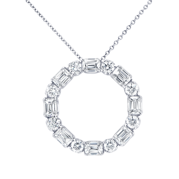 4.42ctw Medallion Diamond Fashion Pendant