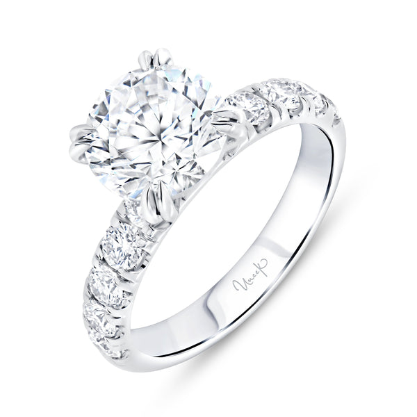 0.91ctw Round Engagement Ring