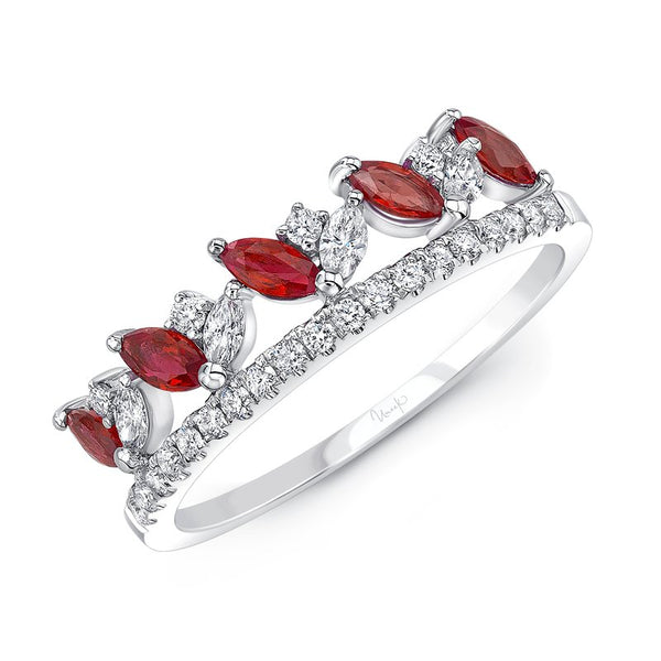 Ruby and Diamond Fashion Ring