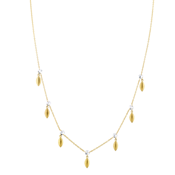 Diamond Rose Cut Necklace