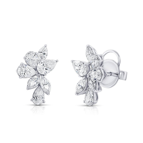3.51ctw Diamond Stud Earrings
