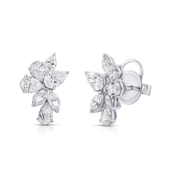 3.51ctw Diamond Stud Earrings