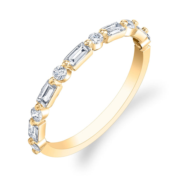 Baguette & Round Diamond Fashion Ring - Gunderson's Jewelers