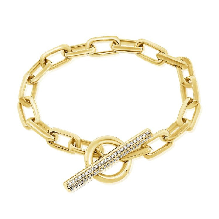 0.38ctw Diamond Link Bracelet