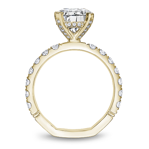 0.80ctw 14K Yellow Gold Engagement Ring