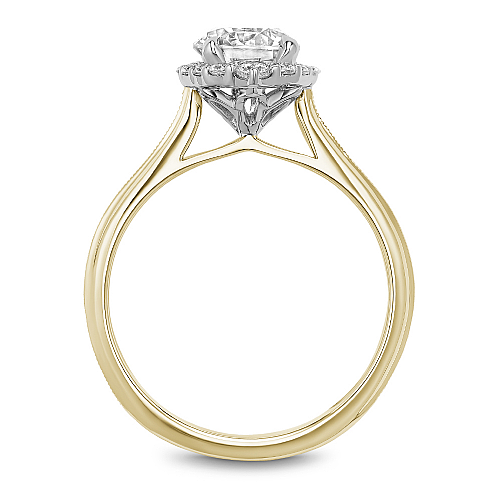 0.19ctw Halo Engagement Ring