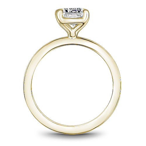 14K Yellow Gold Diamond Engagement Ring