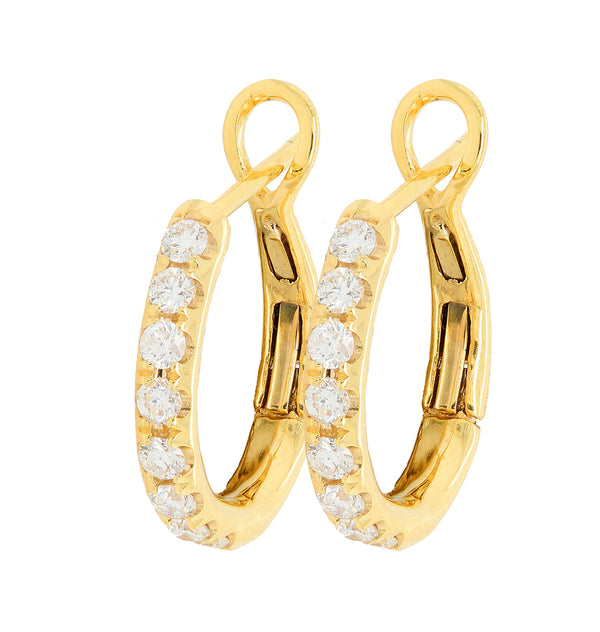 0.33ctw Diamond Hoop Earrings