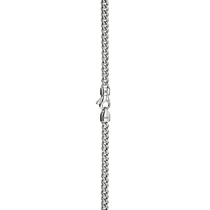 24" Sterling Silver Curb Chain Necklace 3.9MM