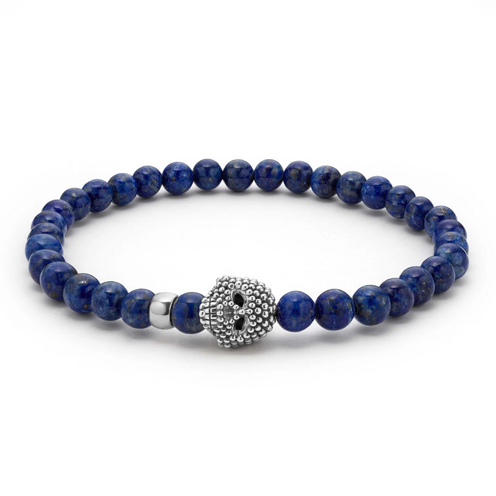 Lapis Skull Bracelet