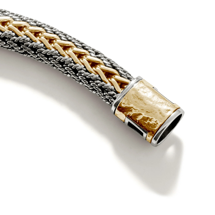 18K Yellow Gold & Sterling Silver Icon Bracelet