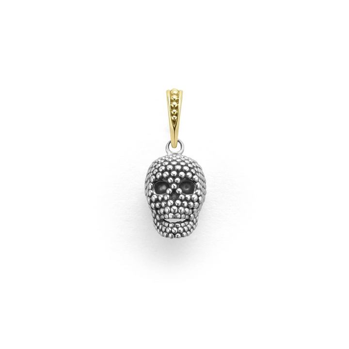 Caviar Beaded Skull Amulet