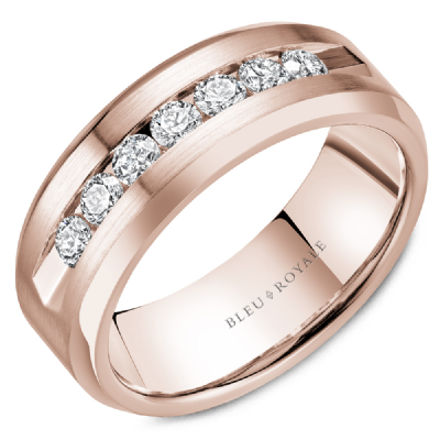 14K Rose Gold 0.70ctw Diamond Band