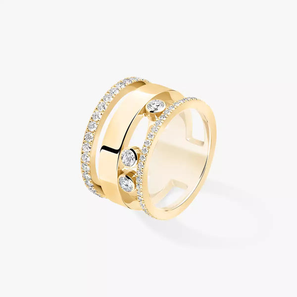 0.62ctw Yellow Gold Diamond Fashion Ring