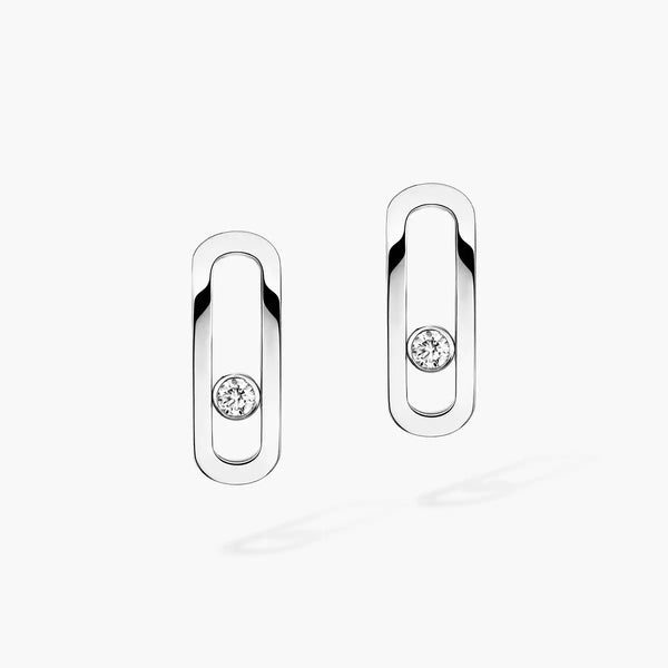 0.16ctw White Gold Diamond Earrings