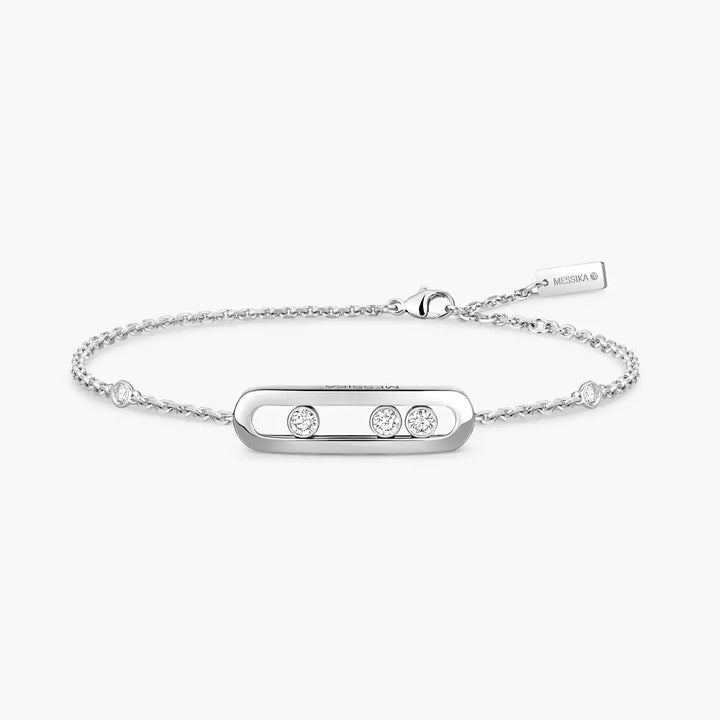 0.11ctw White Gold Diamond Bracelet