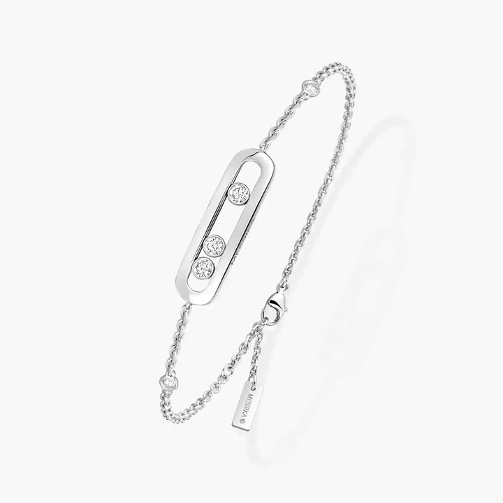0.11ctw White Gold Diamond Bracelet