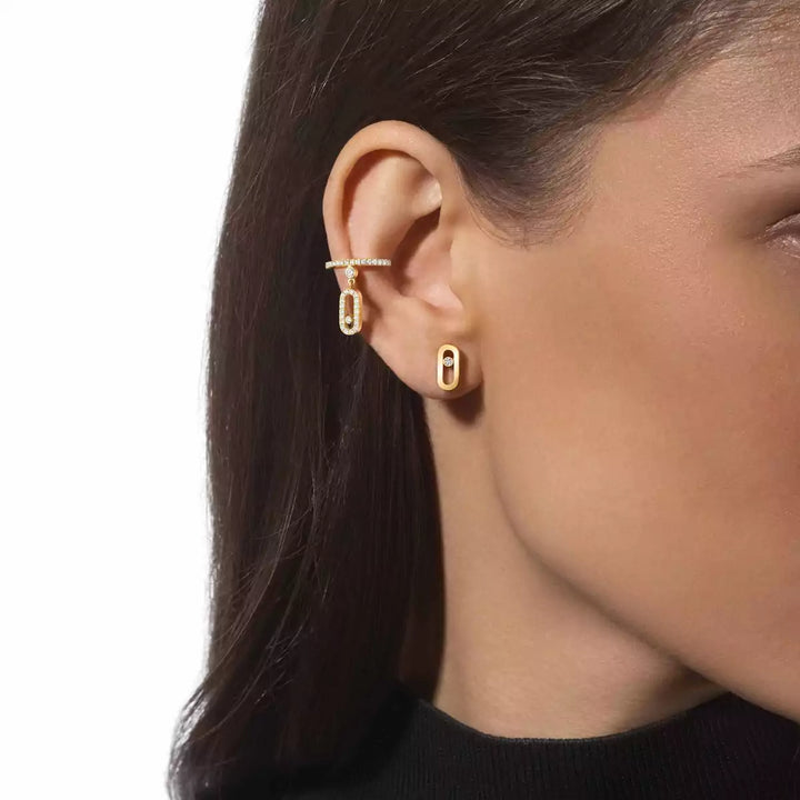 0.03ctw Yellow Gold Diamond Stud Earrings