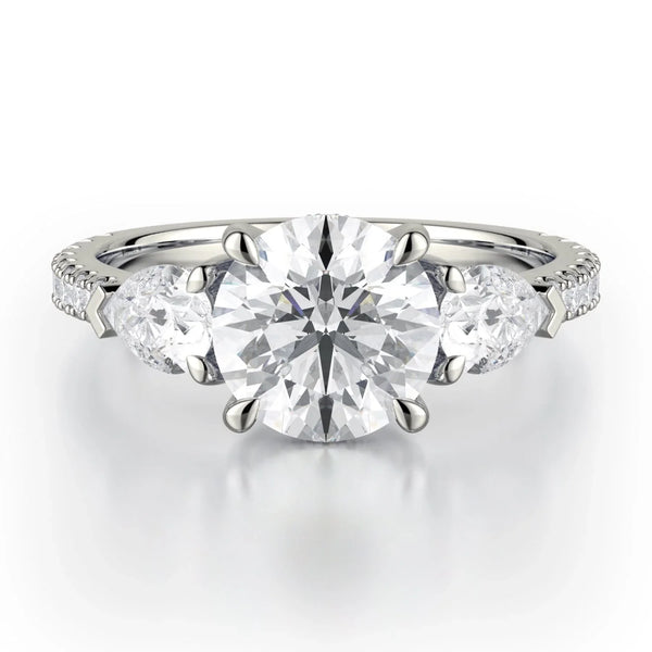 1.14ctw 3-Stone Diamond Engagement Ring