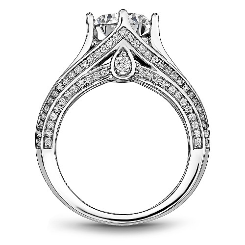 0.51ctw Round Engagement Ring