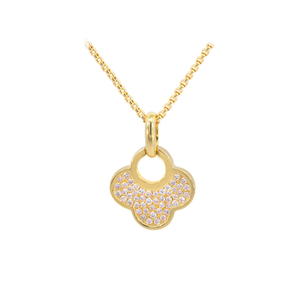 0.31ctw Diamond Clover Pendant