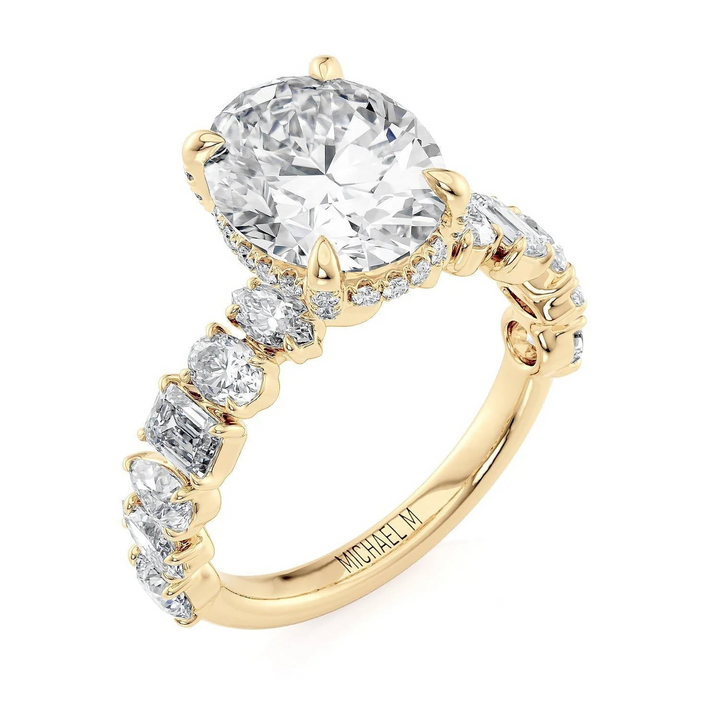 1.26ctw Mixed Cut Diamond Engagement Ring