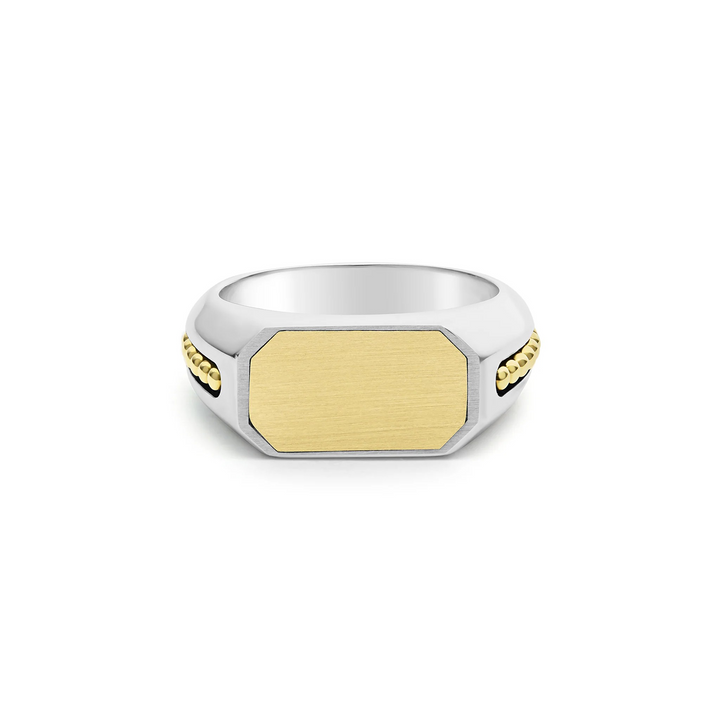 Two-Tone Octagon Ring