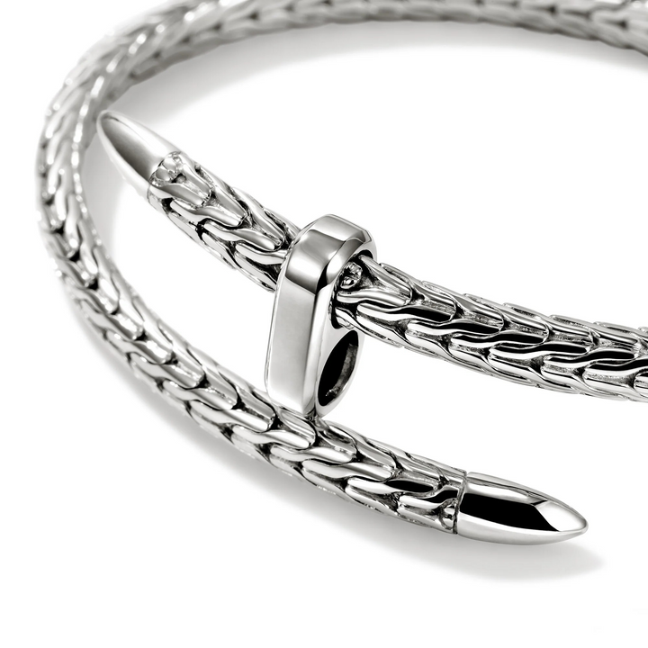 Sterling Silver Spear Flex Cuff